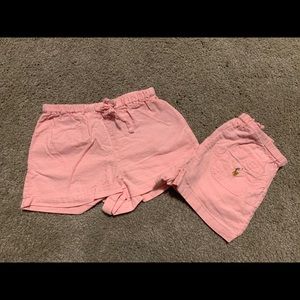 Twin girls Ralph Lauren shorts 6m